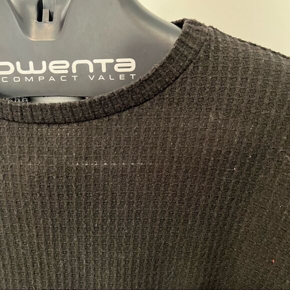 Talulah Women's Black Crewneck Sweater Size Small side slits long sleeve - Picture 2 of 5